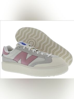 New Balance Women’s Pink & Gray Platform Sneaker